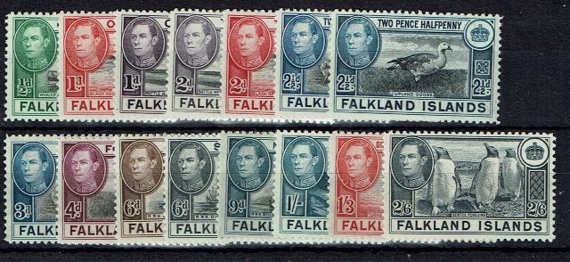 Image of Falkland Islands SG 146/60 UMM British Commonwealth Stamp